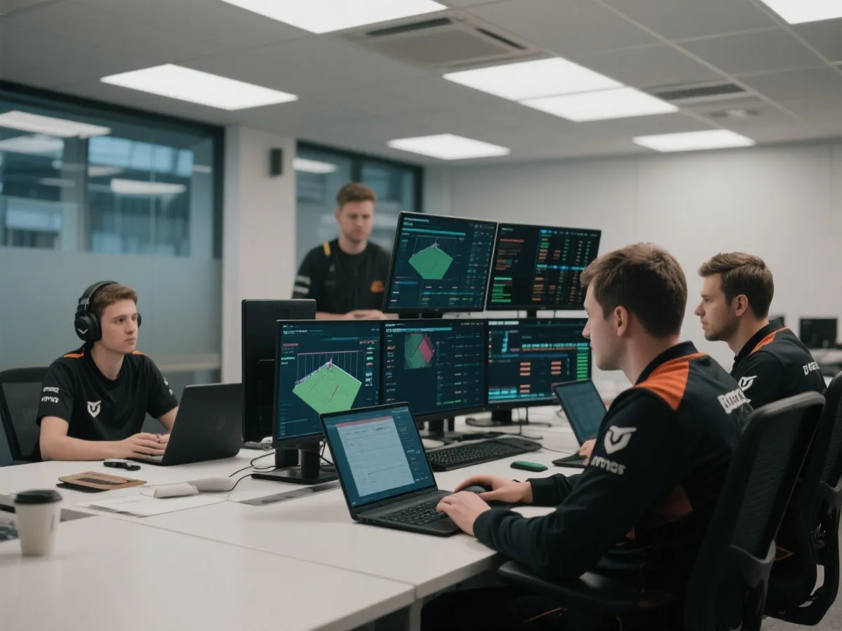 和平精英赛事数据分析场景示意图